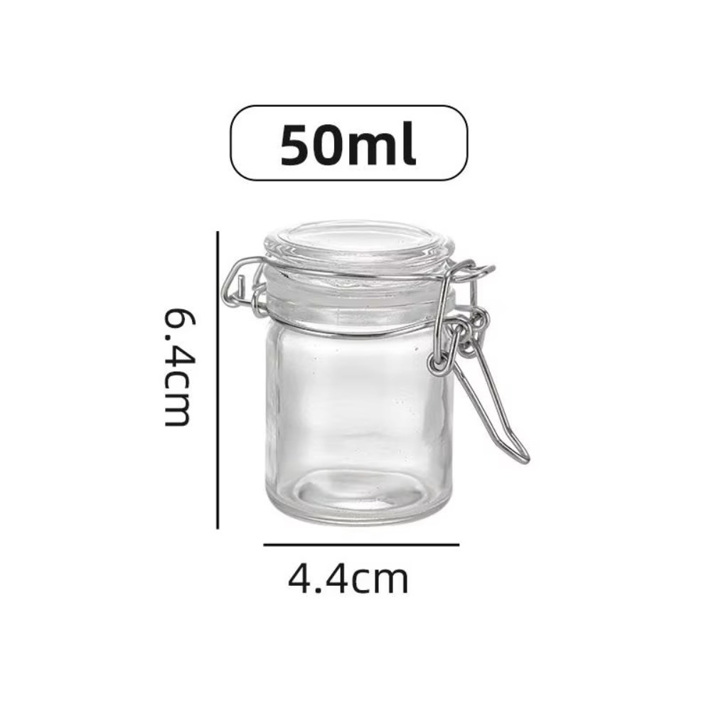 Food Storage Glass Set - Tarro de vidrio sellado de 50/100