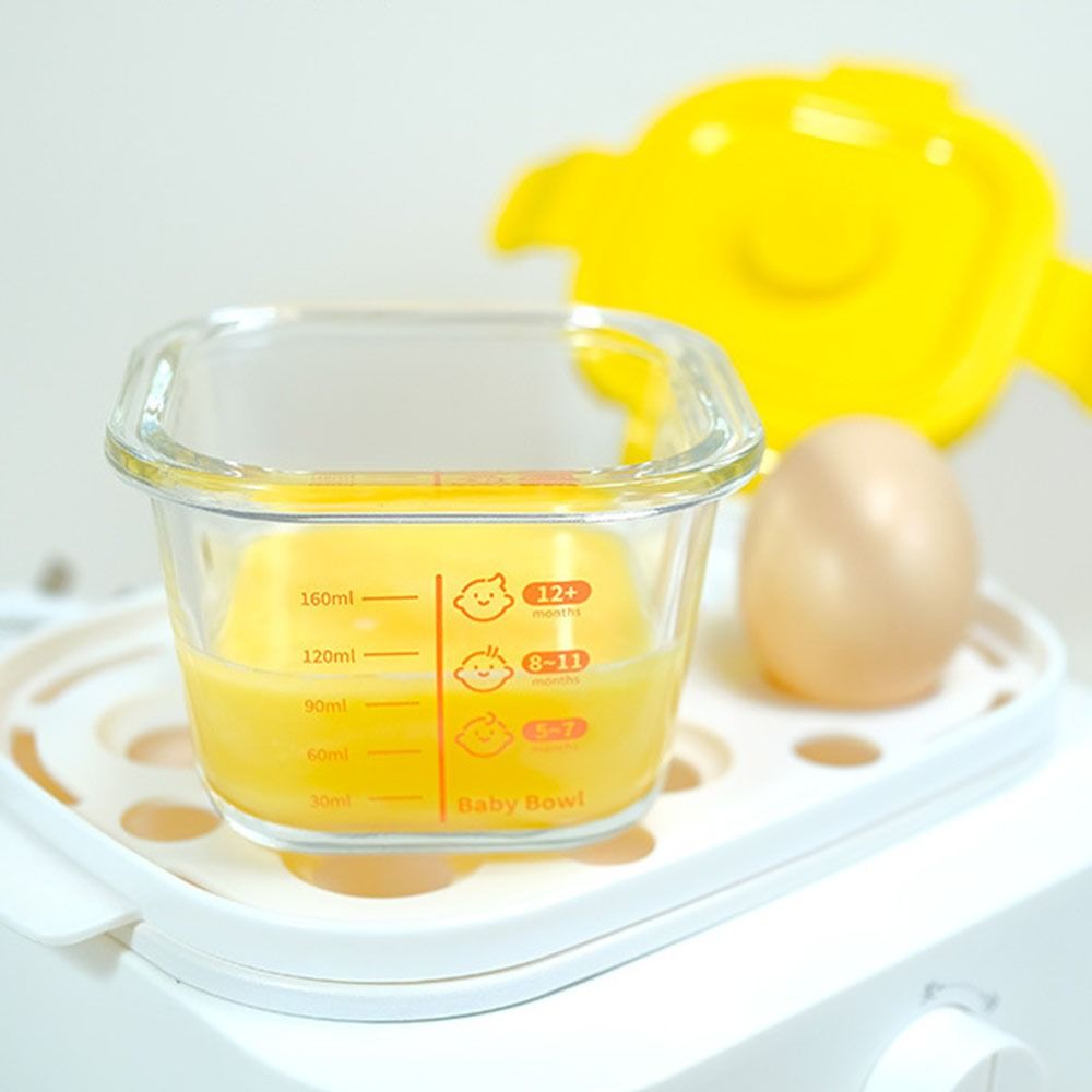 Food Storage Microwave Safe - Recipiente Simple de Vidrio para Almacenamiento