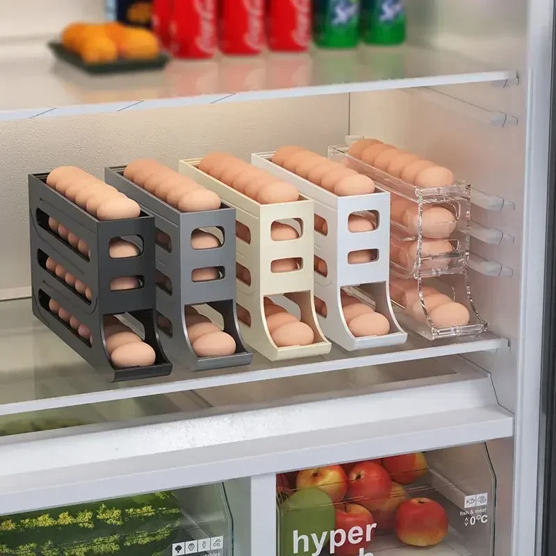 Egg Storage Holder - Organizador de Huevos para Refrigerador, Dispensador