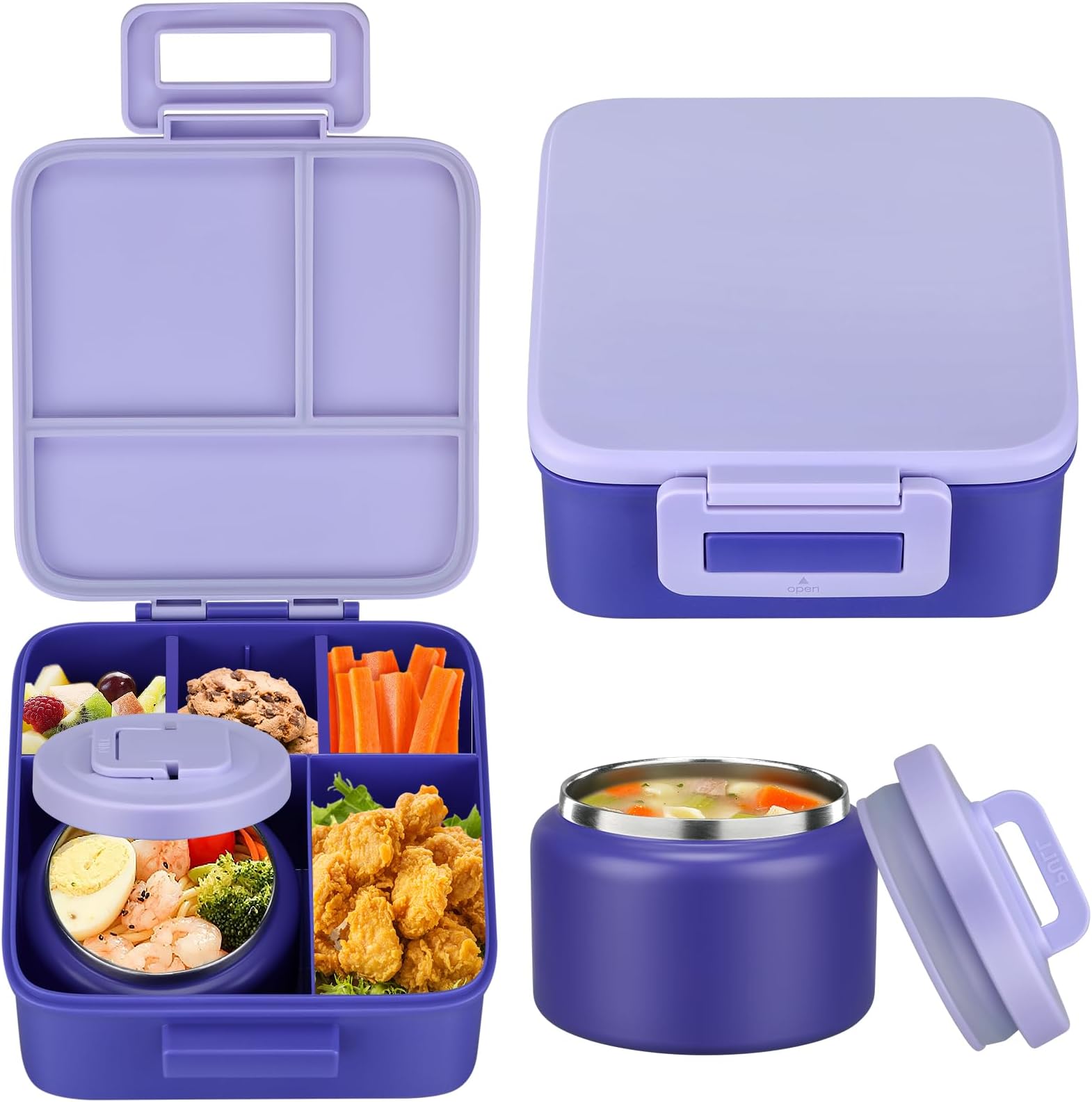 Food Storage Microwave Safe - 1 Juego de Lonchera Bento para