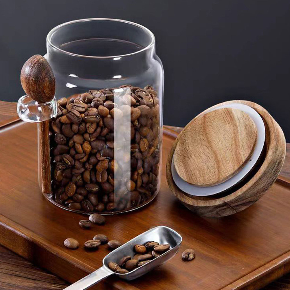 Food Storage In Pantry - Recipiente de Vidrio Transparente para Almacenamiento