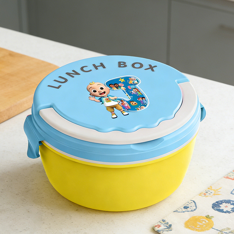Food Storage Boxes - Loncheras Cocomelon, Caja Bento Portátil para