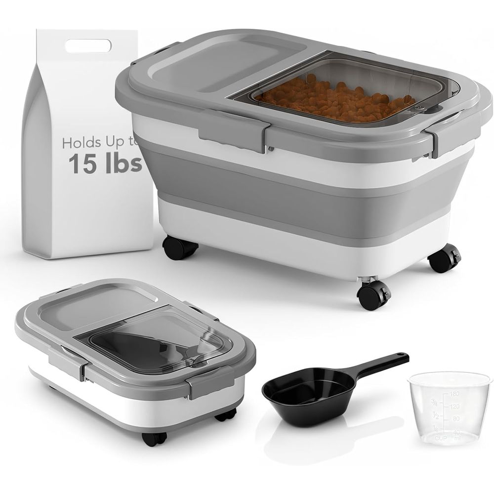 Food Storage Dog - Contenedor de Almacenamiento de Alimentos para