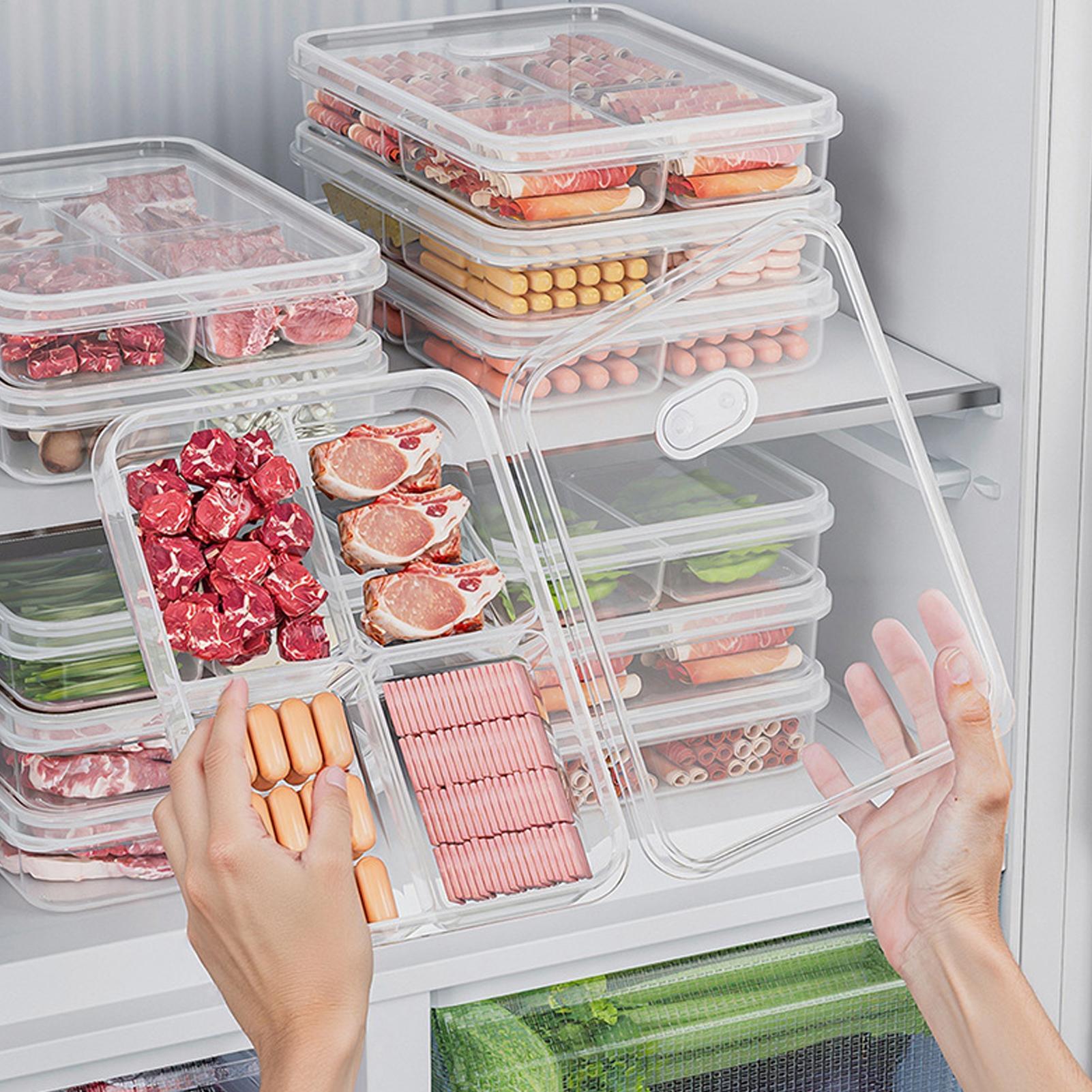 Food Storage Organiser - Caja de almacenamiento para refrigerador, caja