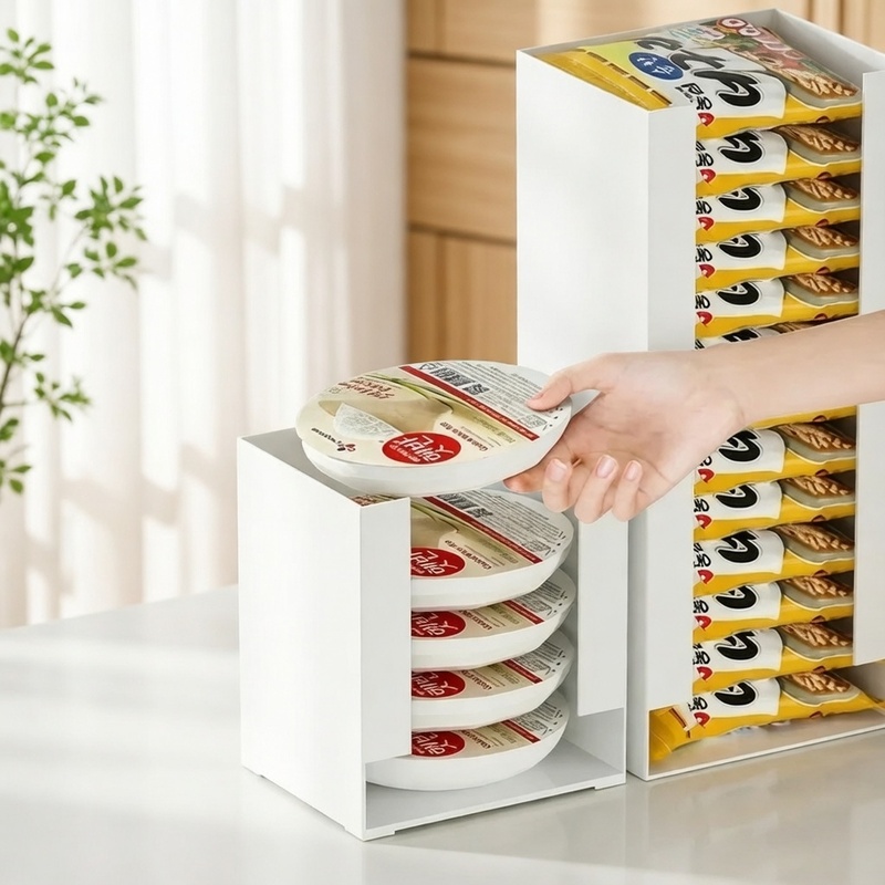 Food Storage In Pantry - Organizador de Cocina Apilable para Tazas