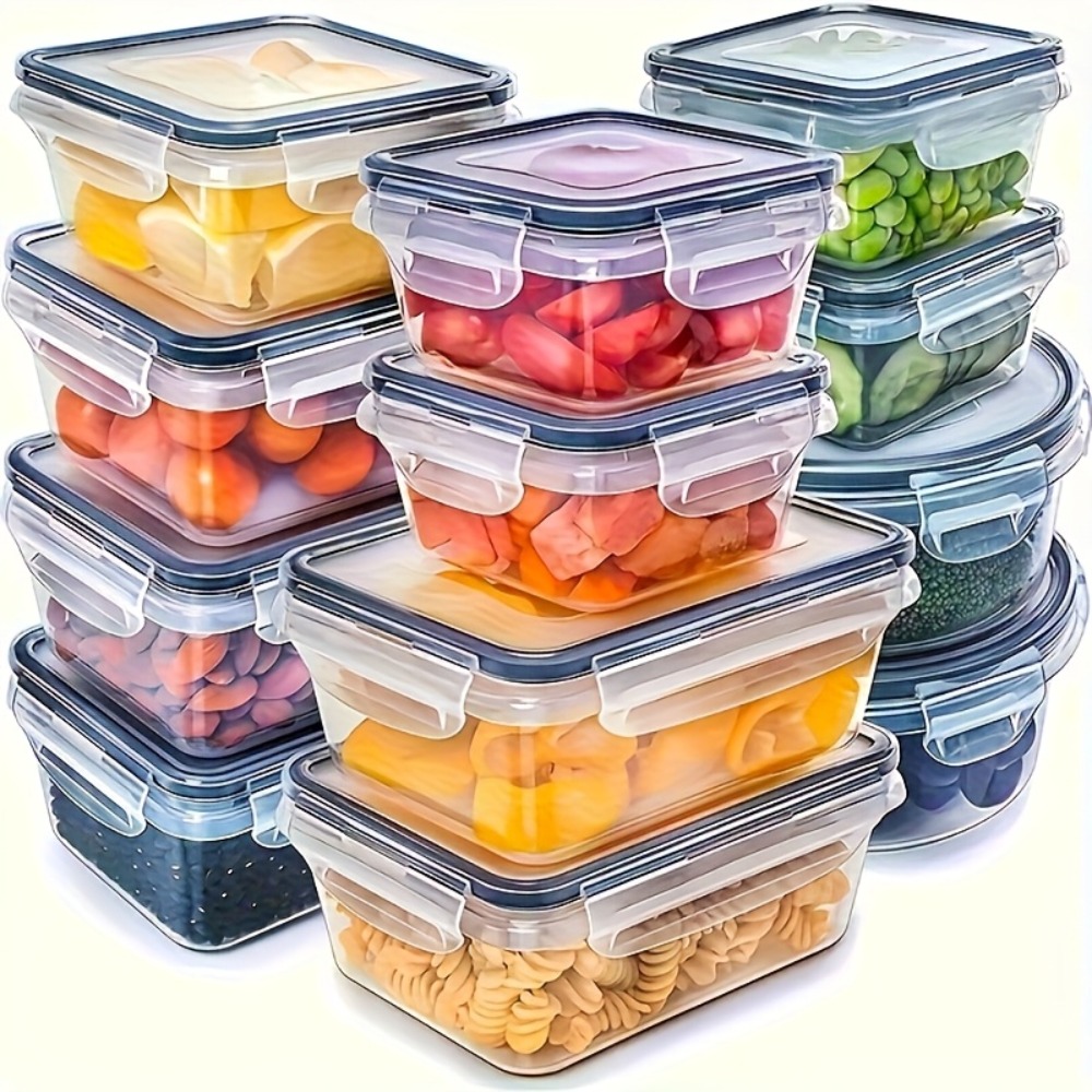 Food Storage Microwave Safe - Contenedor hermético para almacenamiento de alimentos