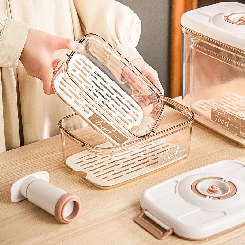 Recipiente sellado al vacío pa - Food Storage Vacuum Containers reseña y precio