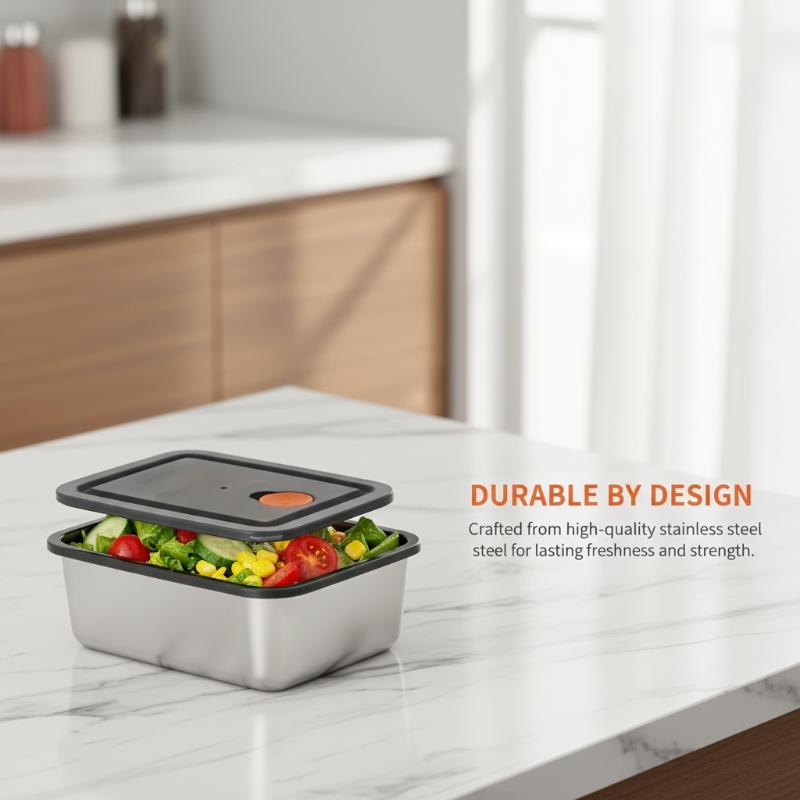Juego de 4 recipientes de acer - Food Storage In Pantry reseña y precio