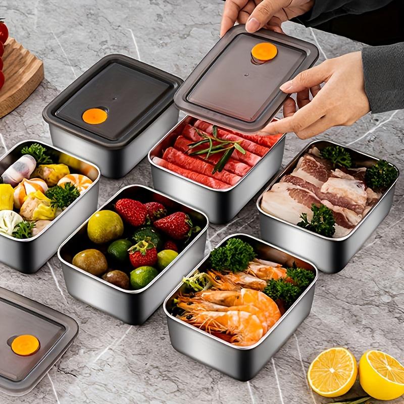 Juego de 4 recipientes de acer - Food Storage In Pantry reseña y precio