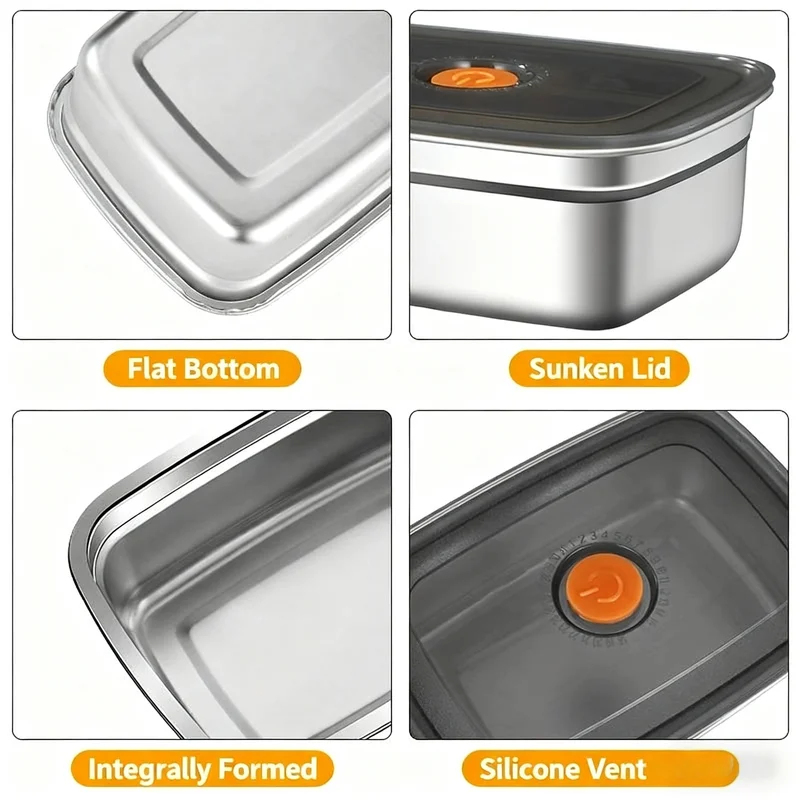 Lonchera Hermética de Acero In - Food Storage Microwave Safe reseña y precio
