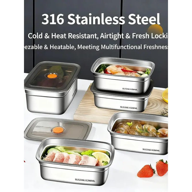 Lonchera Hermética de Acero In - Food Storage Microwave Safe reseña y precio