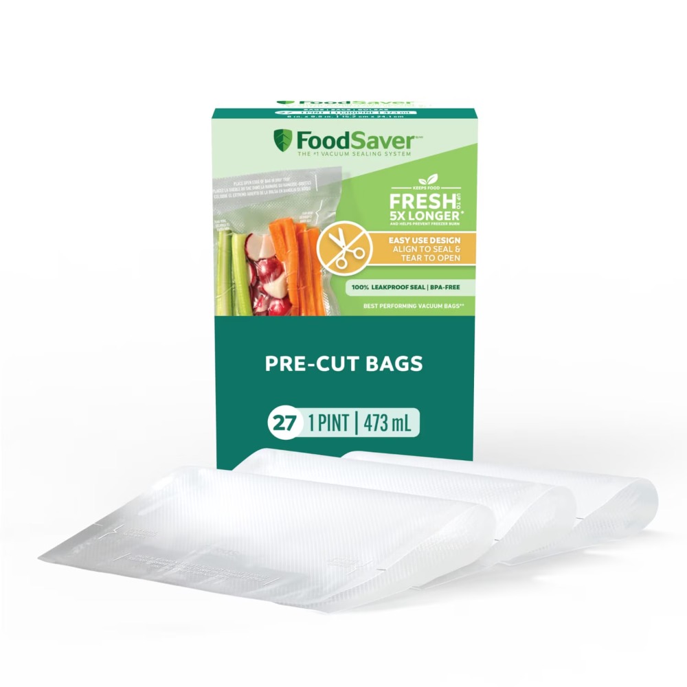 Bolsas de Vacío FoodSaver Pint - Food Storage Vacuum Bags reseña y precio