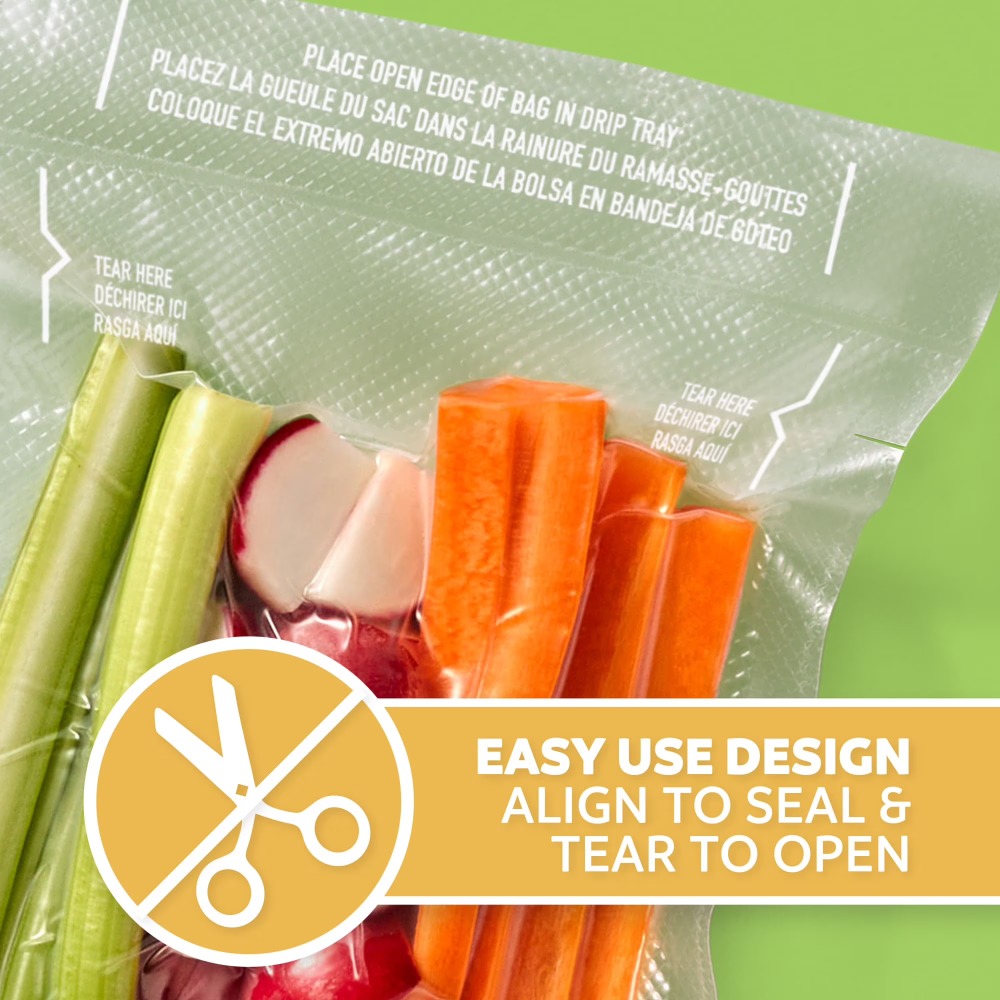 Bolsas de Vacío FoodSaver Pint - Food Storage Vacuum Bags reseña y precio