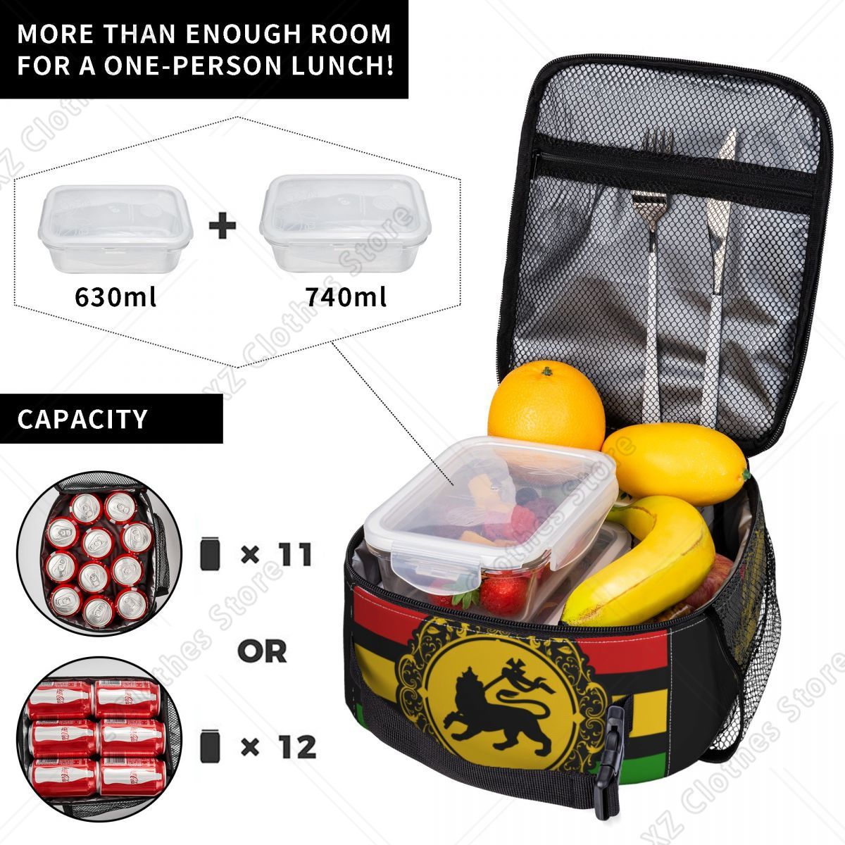 Bolsa de almuerzo con aislamie - Food Storage Roots reseña y precio