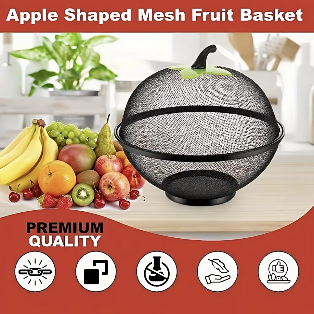 Cesta de frutas de metal con c - Food Storage Net reseña y precio