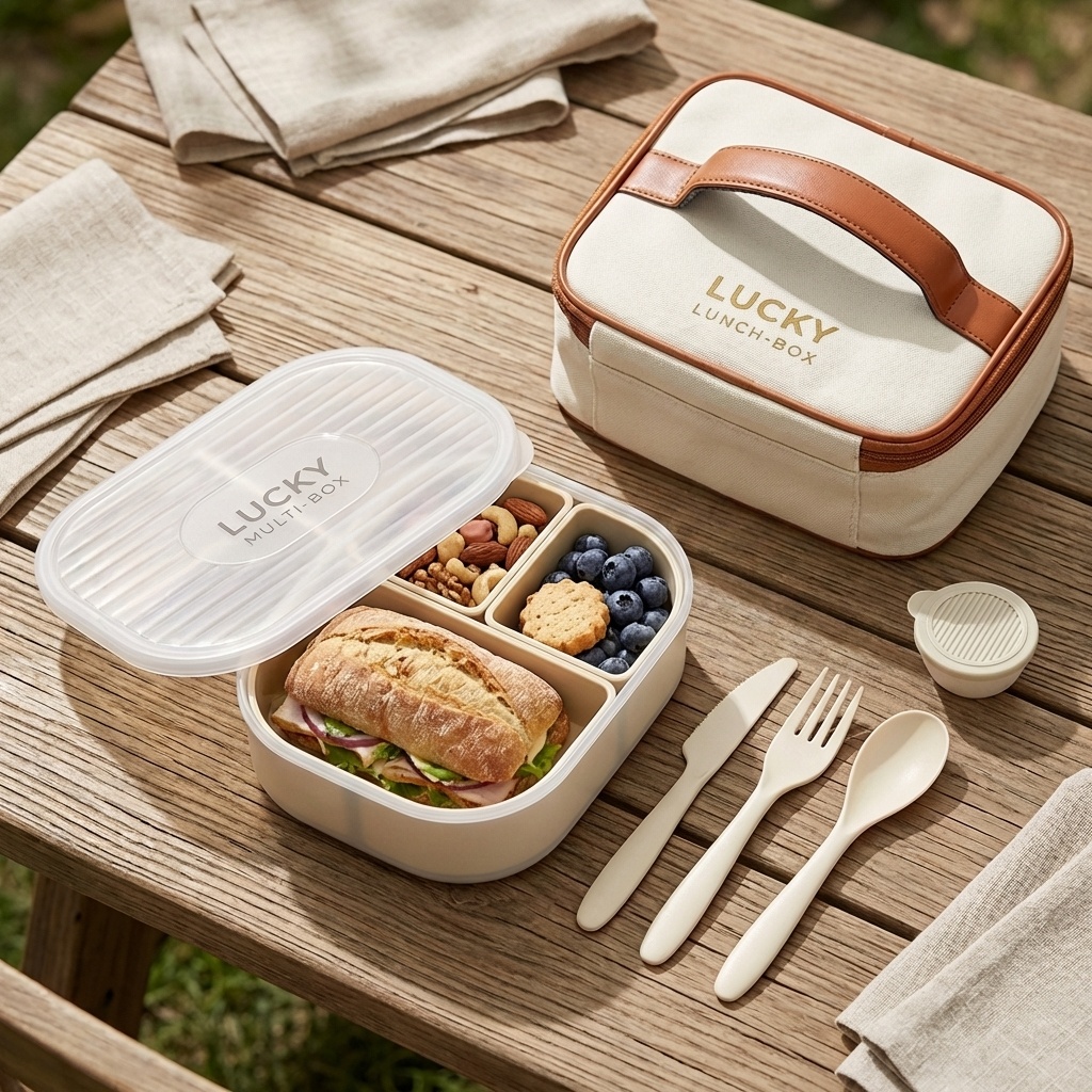 Contenedor de almuerzo portáti - Food Storage Microwave Safe reseña y precio
