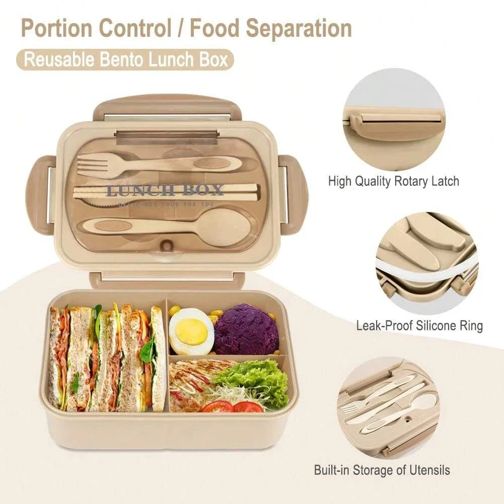 Lonchera Bento para Adultos co - Food Storage Microwave Safe reseña y precio