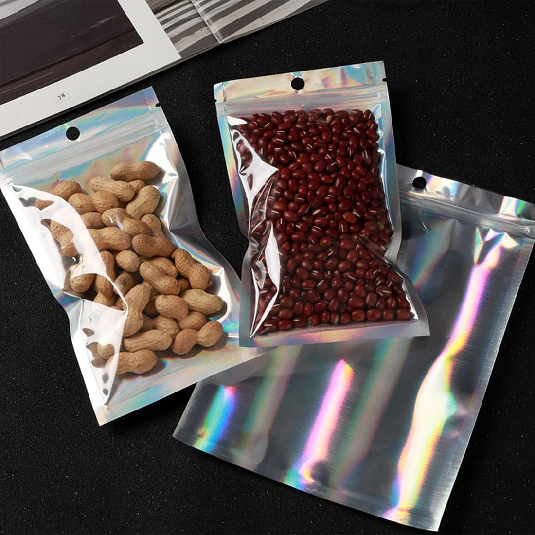 Bolsas de plástico holográfica - Ziploc Food Storage reseña y precio