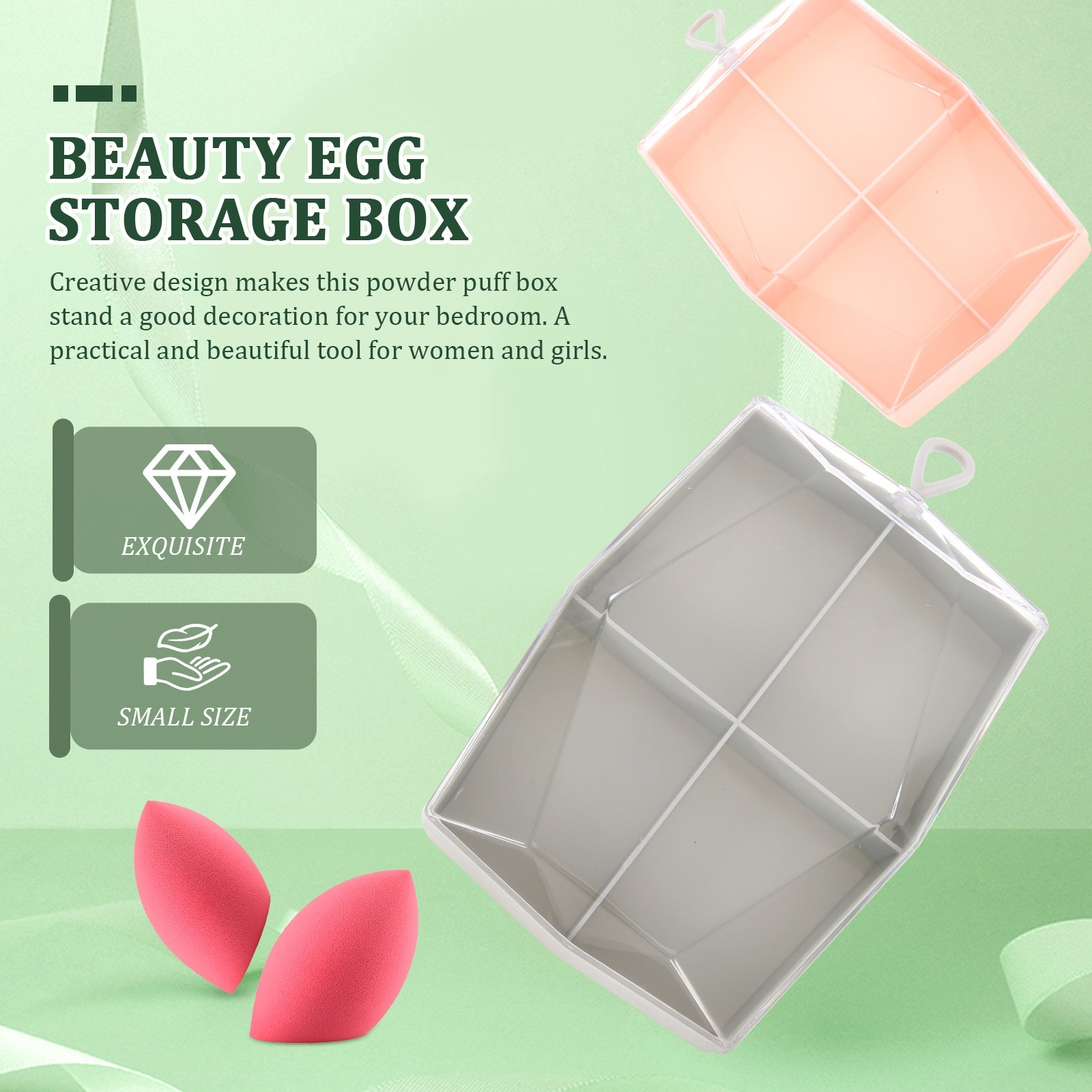 2 piezas de caja de esponjas p - Egg Storage Holder reseña y precio