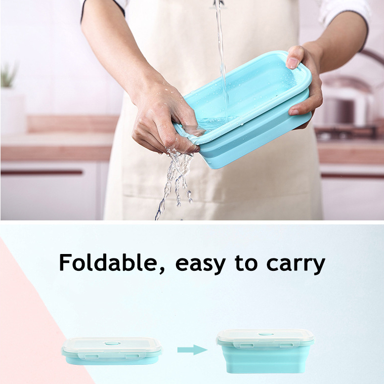 Contenedor Plegable de Silicon - Food Storage Microwave Safe reseña y precio
