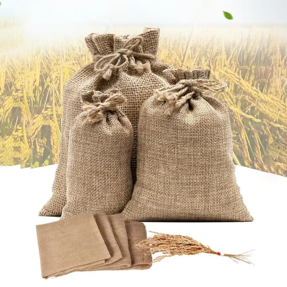 Bolsa de arpillera Natural, bo - Food Storage Roots reseña y precio