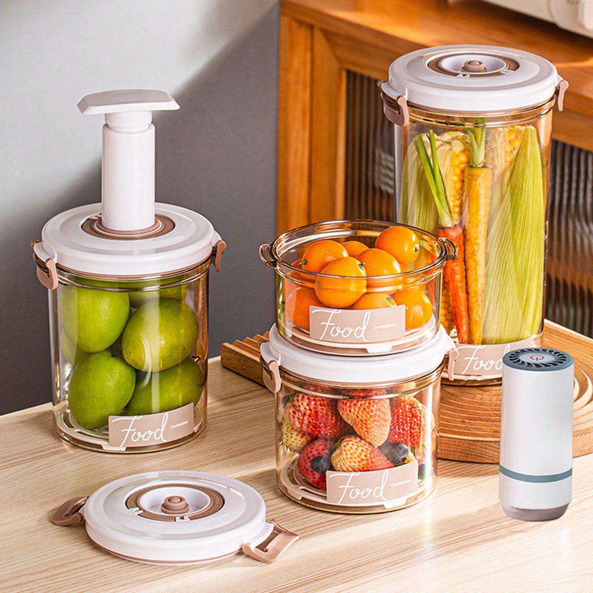 Contenedor de Alimentos al Vac - Food Storage Vacuum Containers reseña y precio