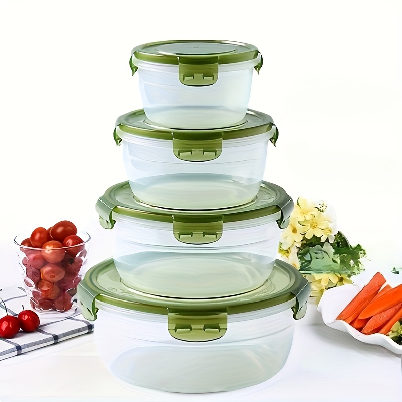 4 Recipientes de Plástico para - Food Storage Warehouse reseña y precio