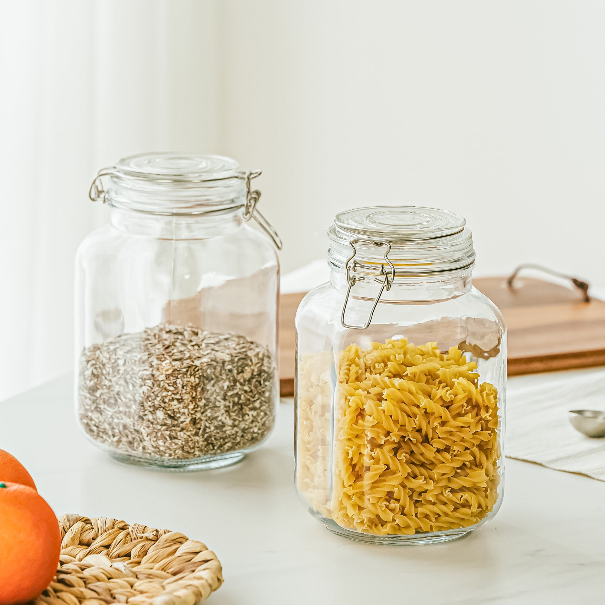 Frasco de vidrio hermético de  - Food Storage In Pantry reseña y precio