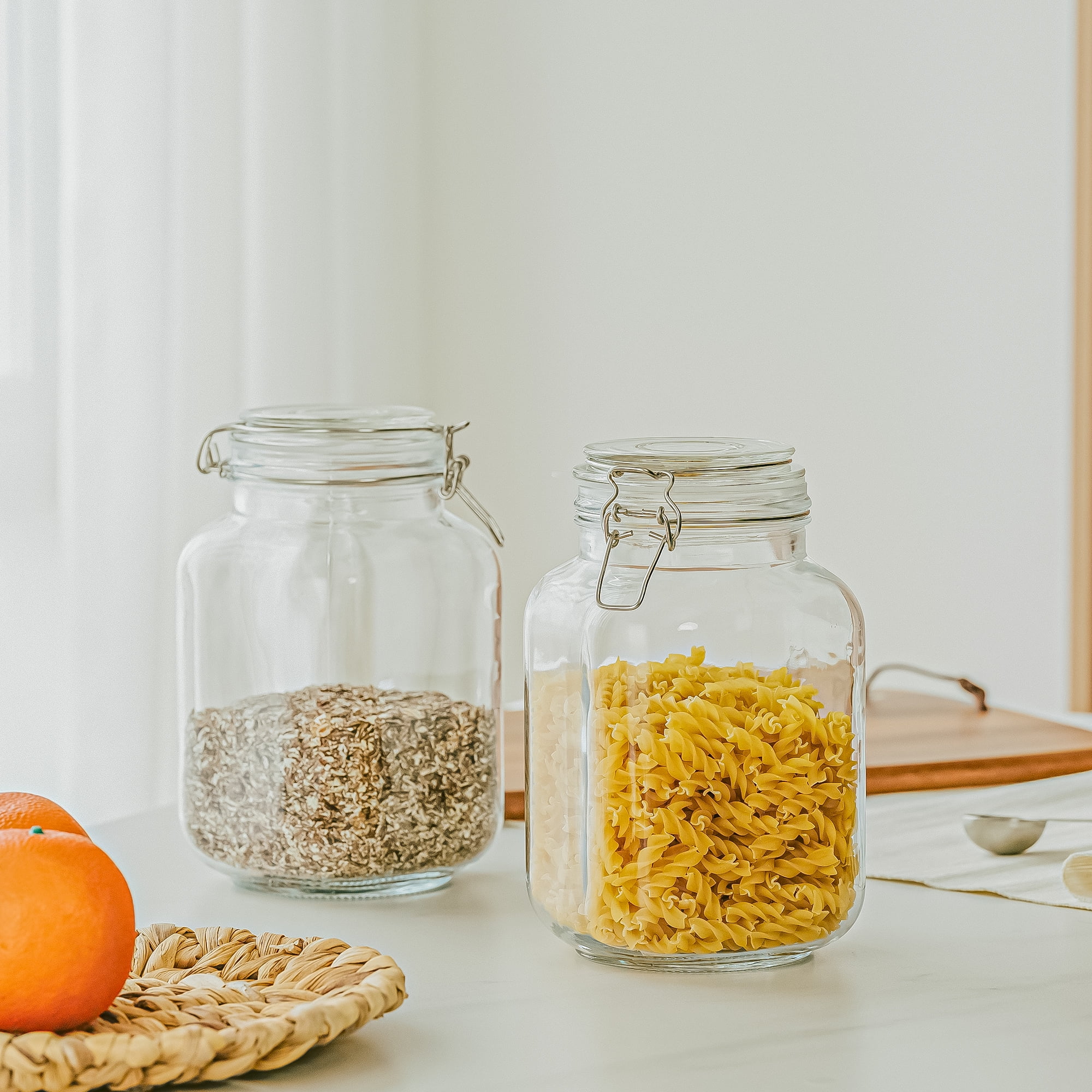Frasco de vidrio hermético de  - Food Storage In Pantry reseña y precio