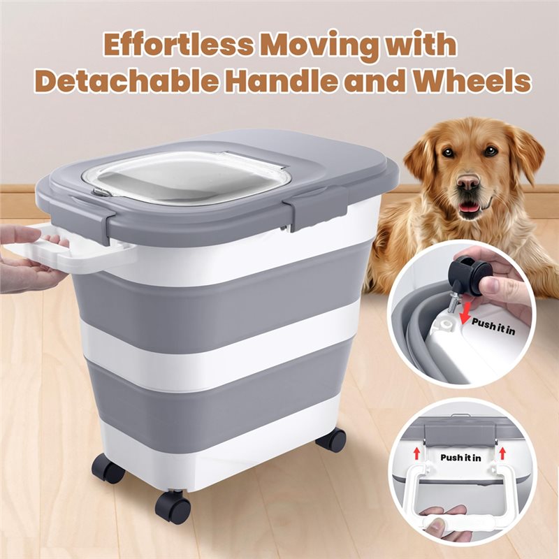 Contenedor de Almacenamiento d - Food Storage Dog reseña y precio