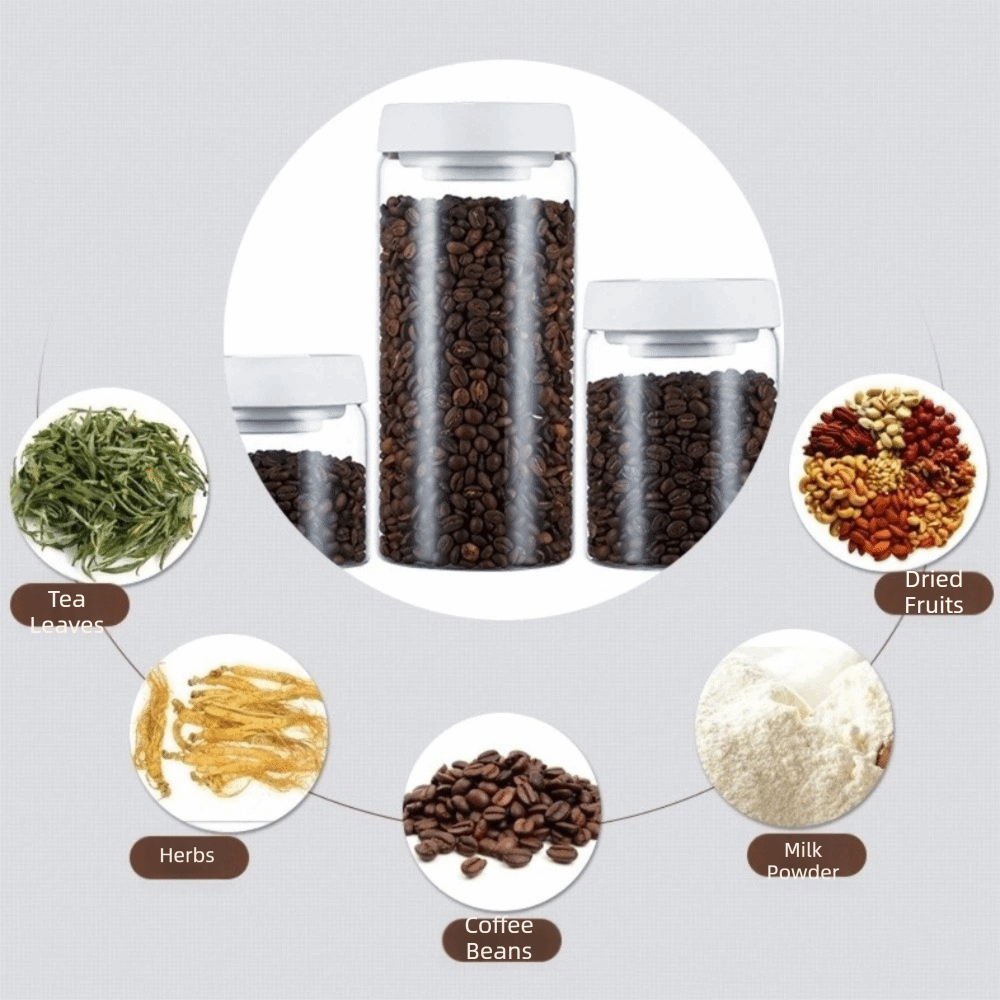 Frasco de Vidrio de Borosilica - Food Storage Vacuum Containers reseña y precio