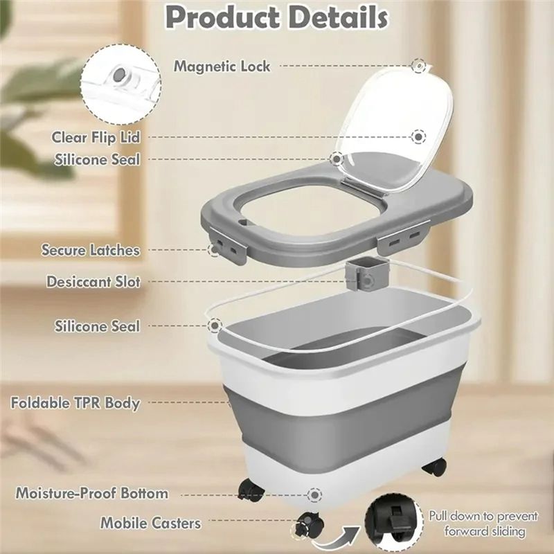 Contenedor de Almacenamiento d - Food Storage Dog reseña y precio