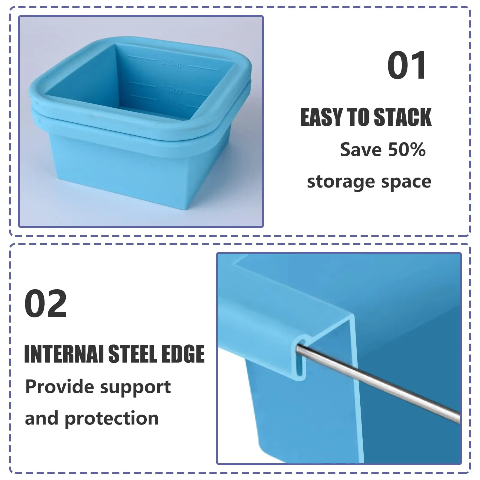 Bandejas para congelador de so - Food Storage Microwave Safe reseña y precio