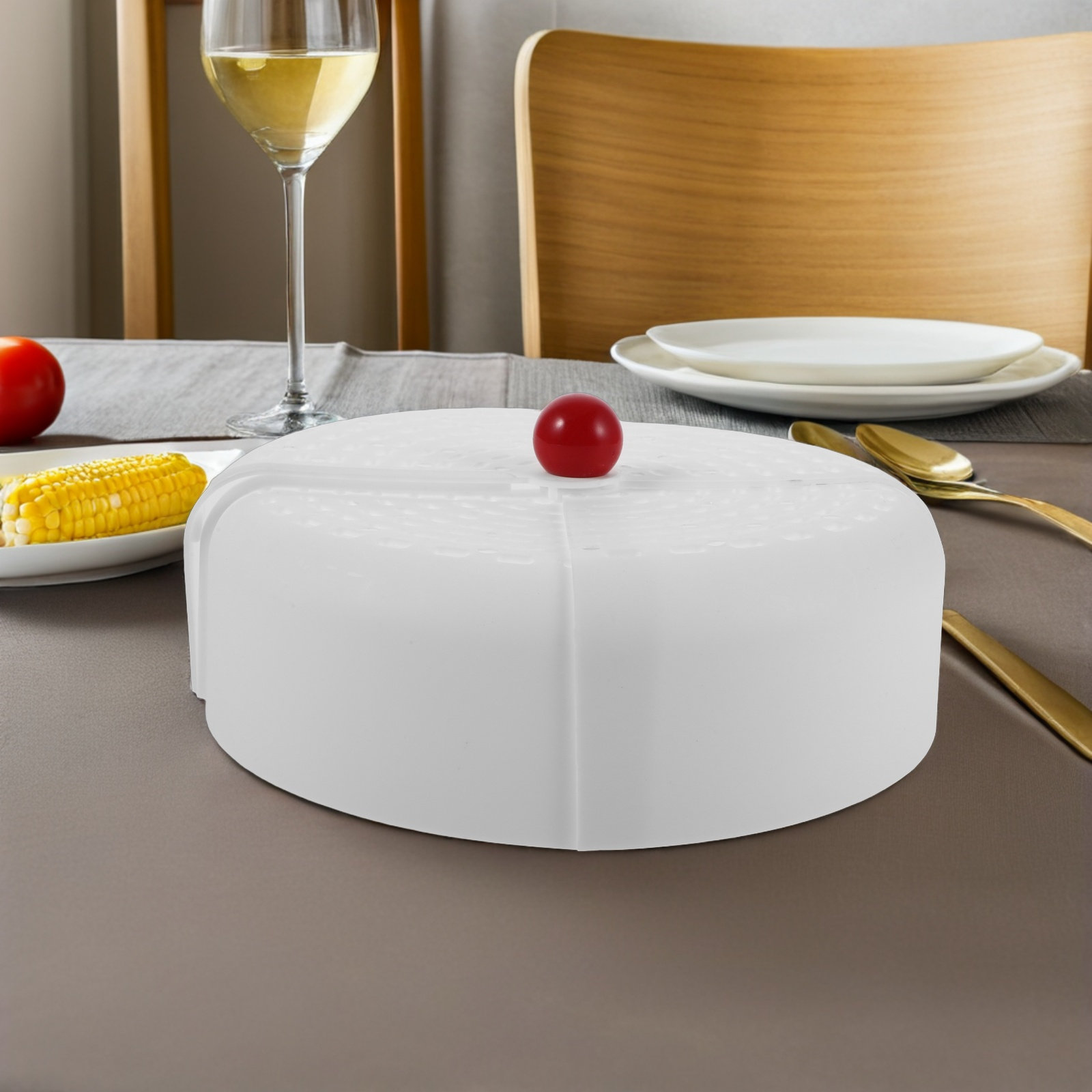 4 piezas de cubiertas plegable - Food Storage Net reseña y precio