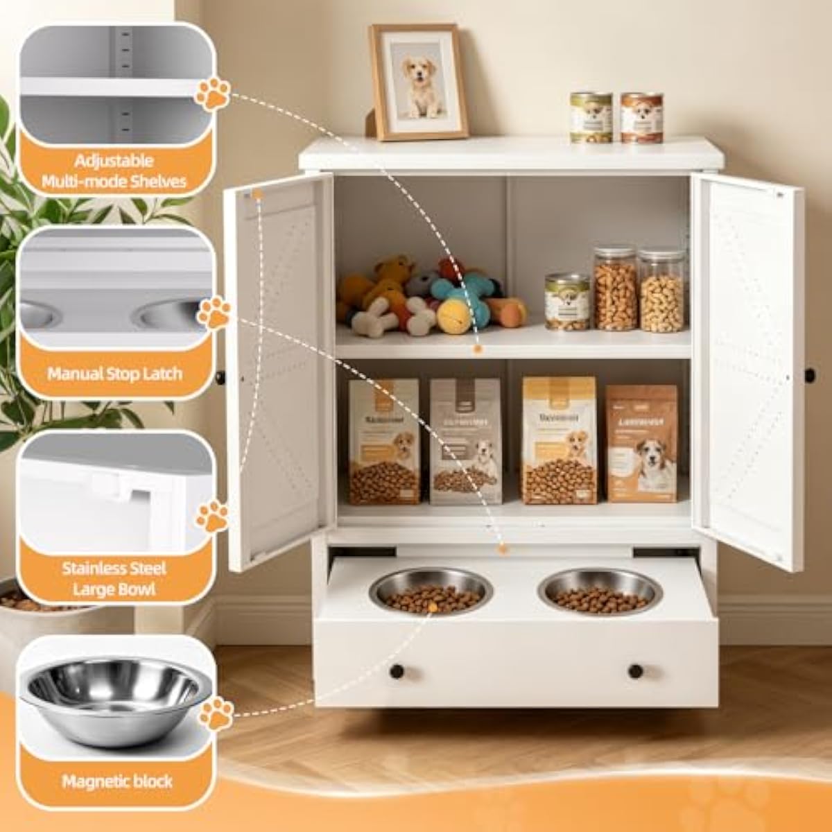 Estación de alimentación para  - Food Storage Dog reseña y precio