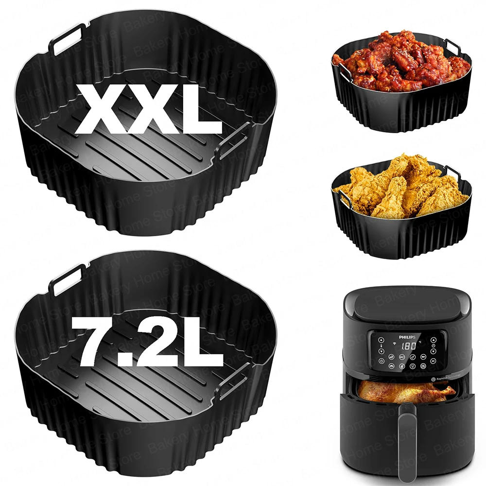 Molde de silicona para freidor - Philips Air Fryer Airfryer Xxl reseña y precio