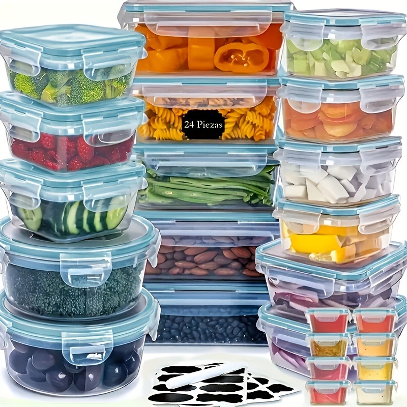 Juego de 48 Recipientes para A - Food Storage Warehouse reseña y precio