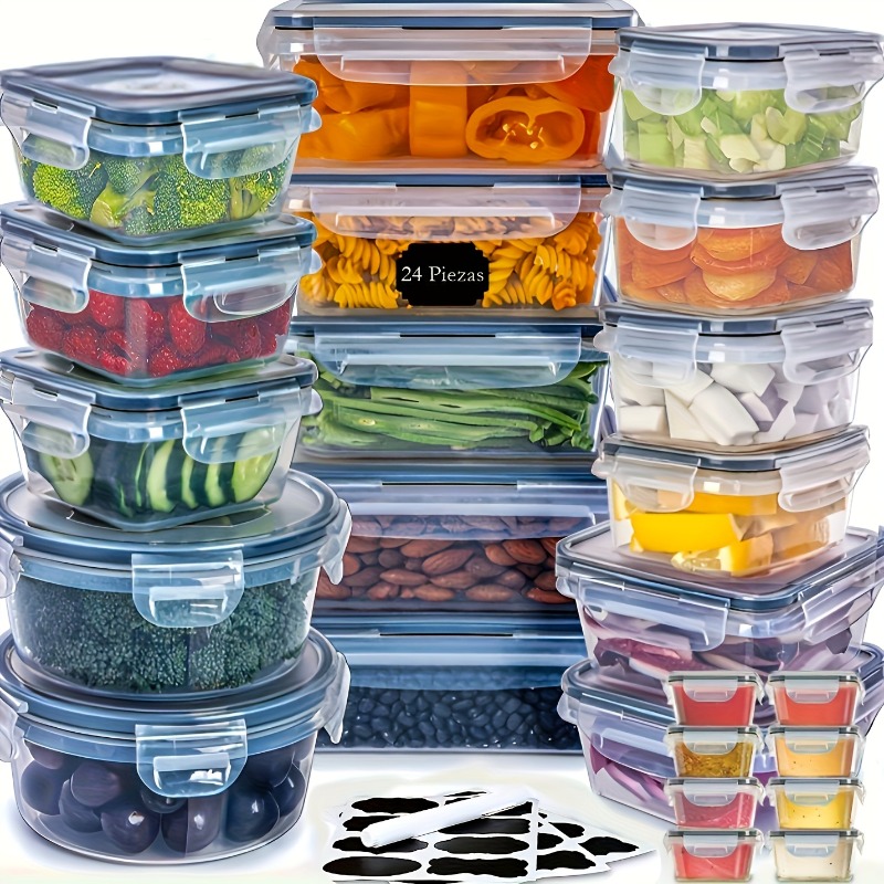 Juego de 48 Recipientes para A - Food Storage Warehouse reseña y precio