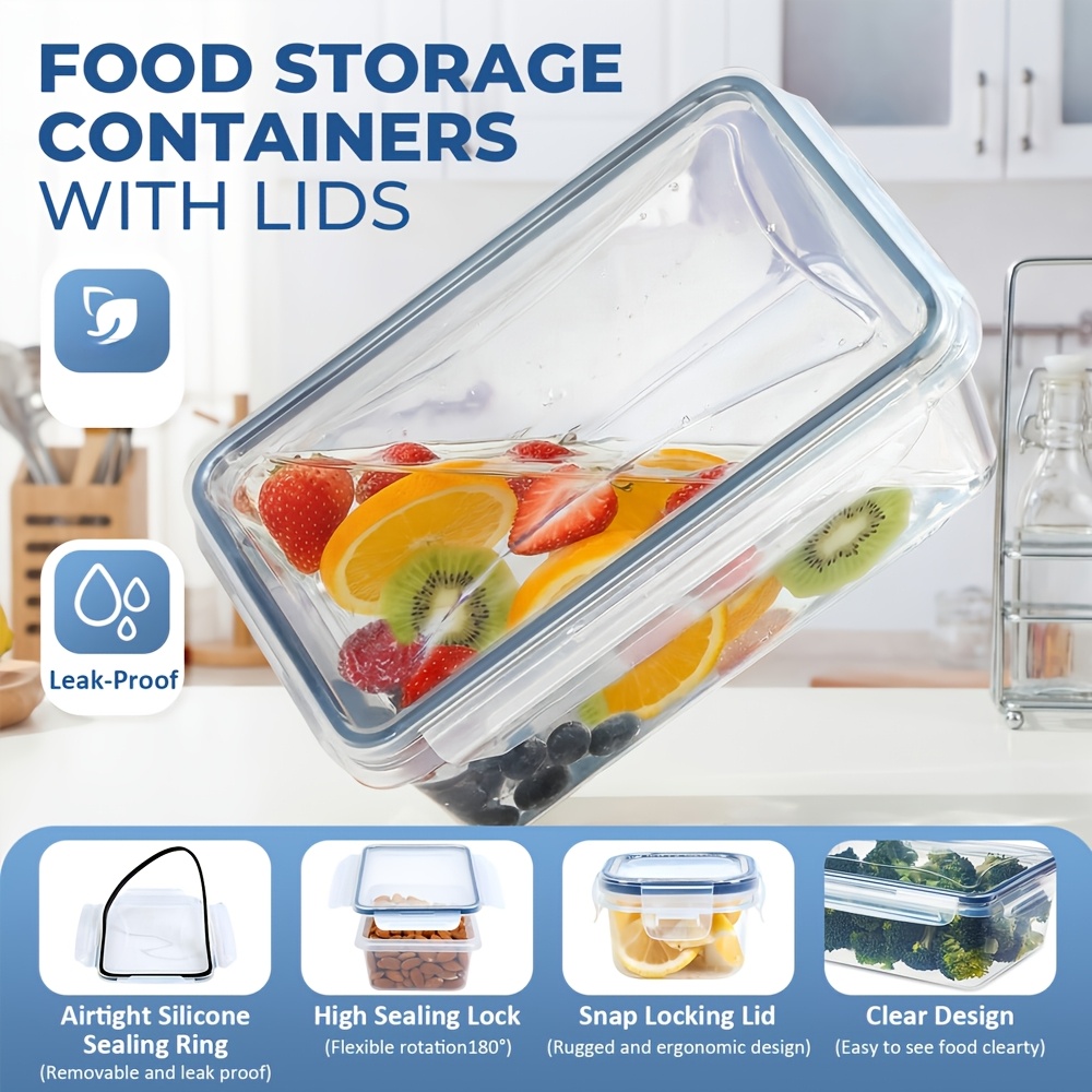 Contenedor hermético para alma - Food Storage Microwave Safe reseña y precio