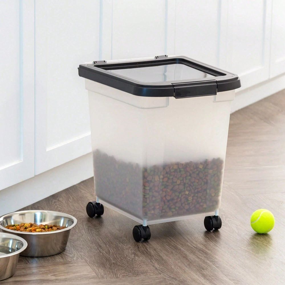Cubo de almacenamiento de plás - Food Storage Dog reseña y precio