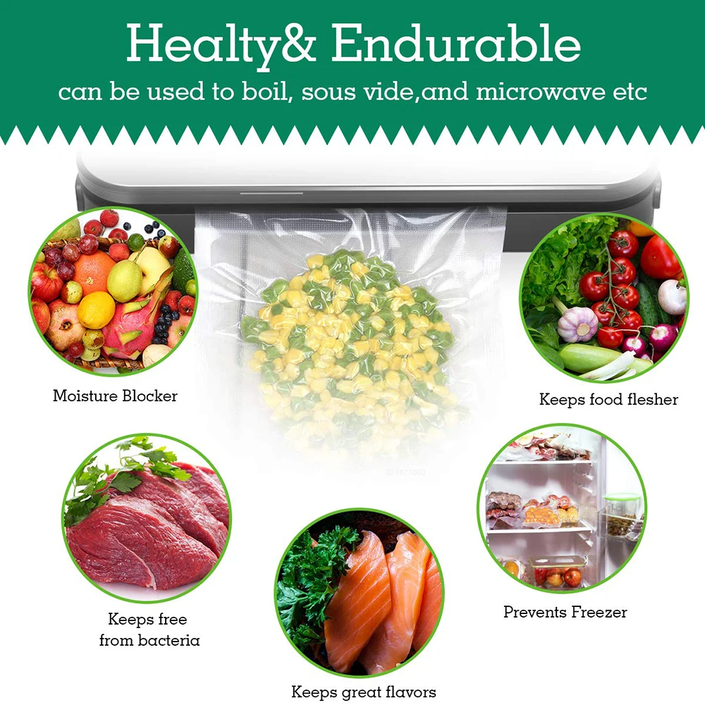 Bolsas en rollo Sous Vide para - Food Storage Vacuum Bags reseña y precio