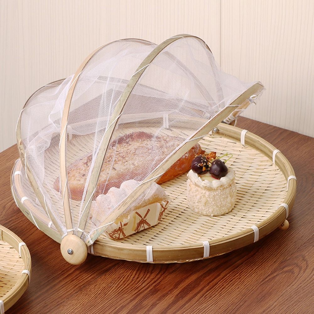 Cesta de bambú antiinsectos a  - Food Storage Net reseña y precio